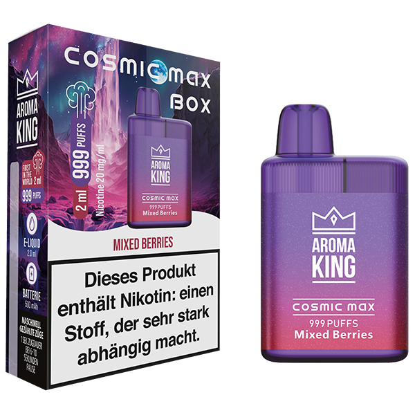 Aroma King Cosmic Max Box Mixed Berries 20mg EOL