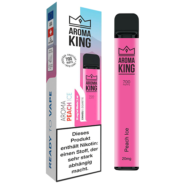 Aroma King Bar 700 Peach Ice 20mg EOL