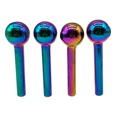 AT-Glas Pipe 10cm Rainbow Sort