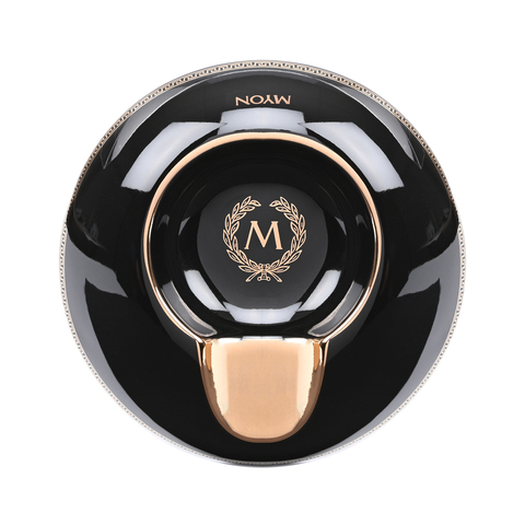 MY-Ashtray Rund schwarz
