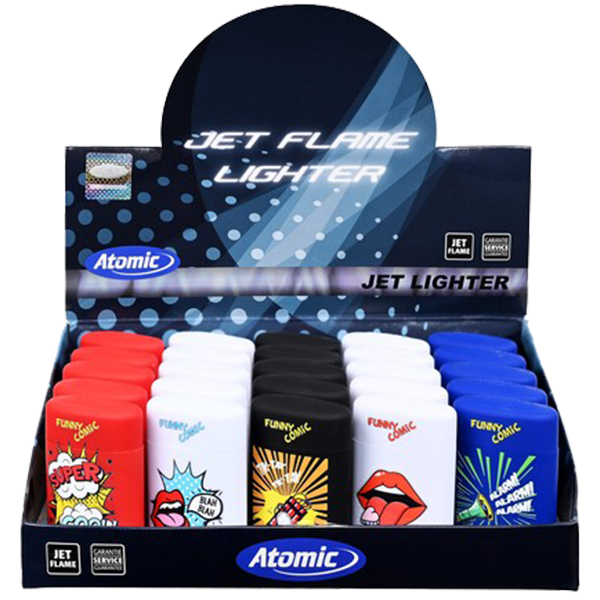 Atomic Jet Lighter `Funny Comic`
