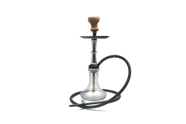 AT-Alu Hookah 47cm Silber