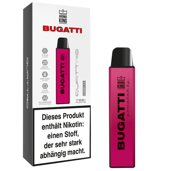 Aroma King Bugatti Quattro Cherry Ice EOL