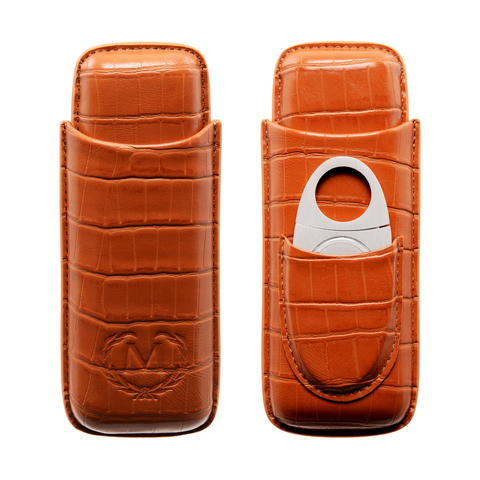 MY-2er Zigarrenetui, Braun