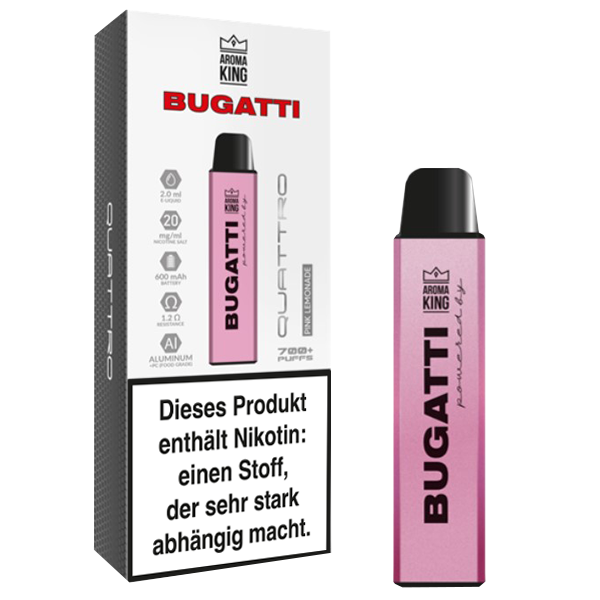 Aroma King Bugatti Quattro Pink Lemonade EOL