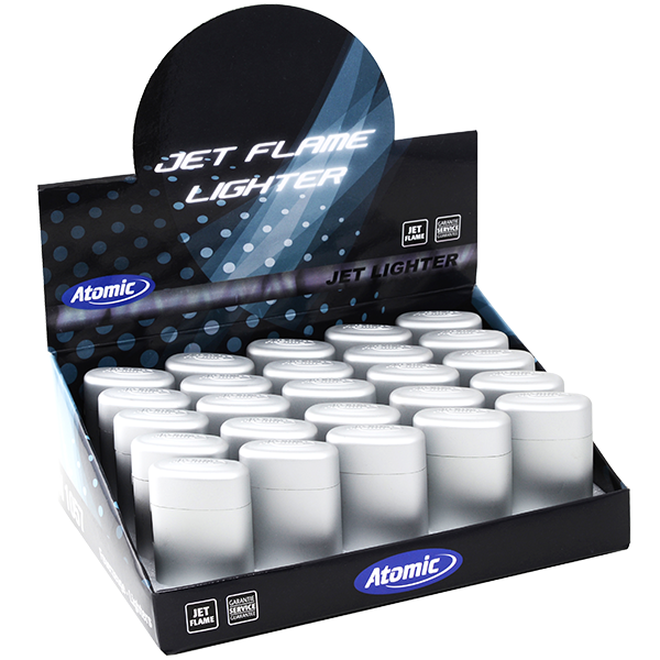 Atomic Exclusive Jet Metallic Silver Rubber