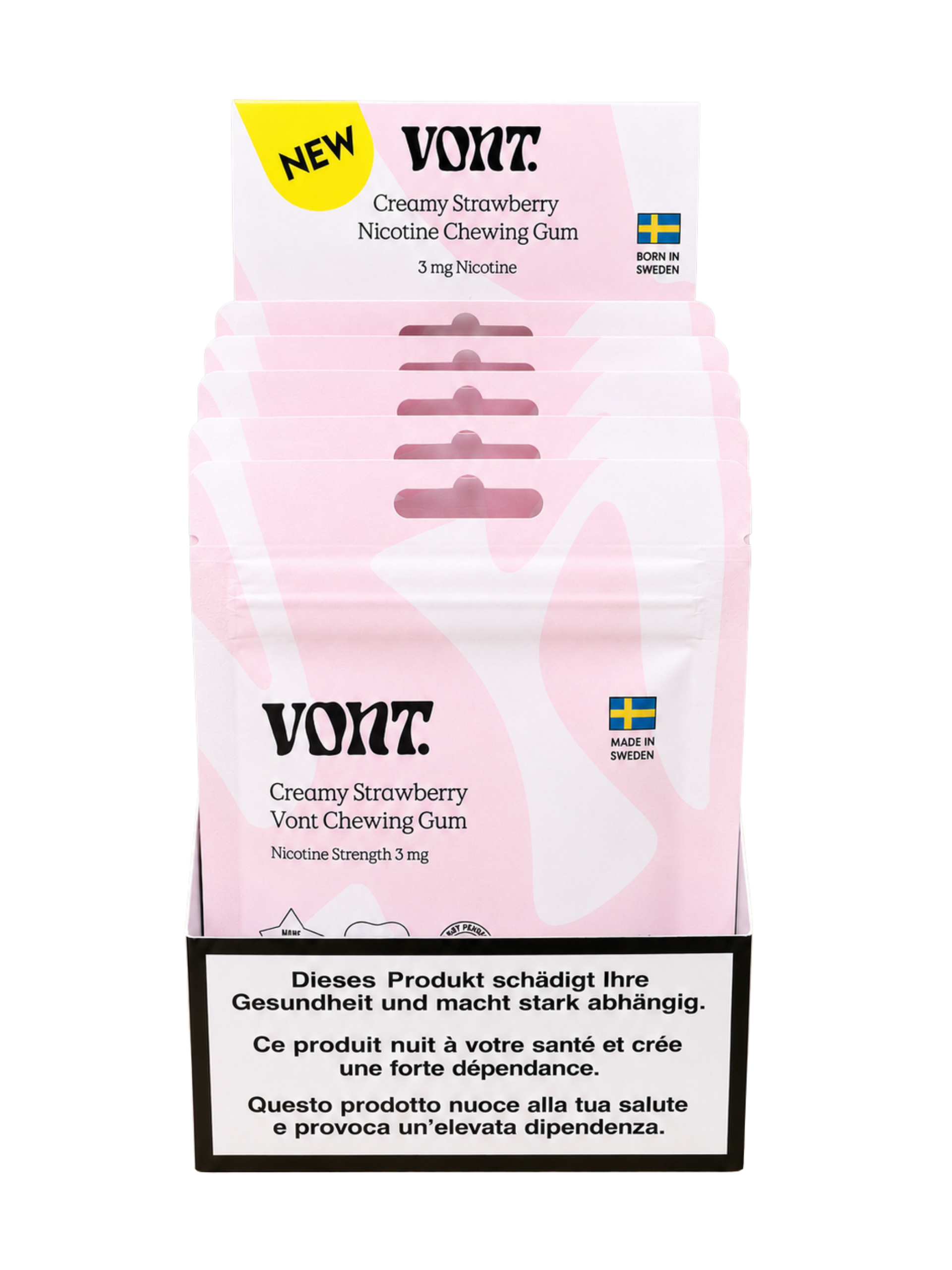 Vont Chewing Gum Creamy Strawberry 3mg