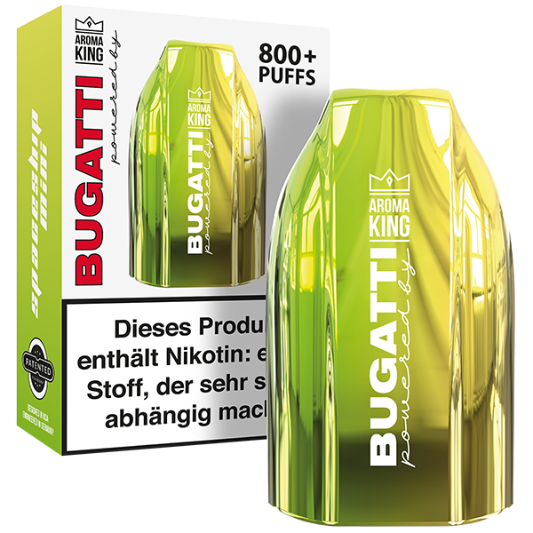 Aroma King Bugatti Spaceship Mini Double Apple 20mg EOL