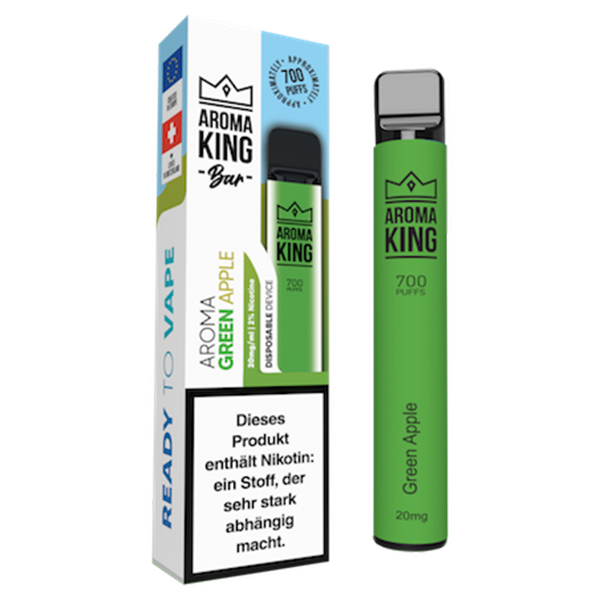 Aroma King Bar 700 Green Apple 20mg EOL