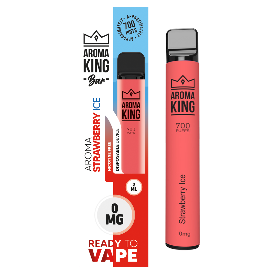 Aroma King E-Shisha Strawberry Ice 0mg EOL