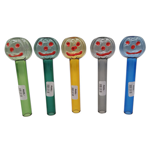 AT-Glas Pipe 10cm Pumpkin Sort
