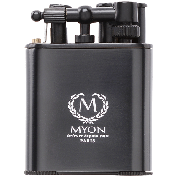 MYON 2-Jet Cigar Lighter Racing Noire