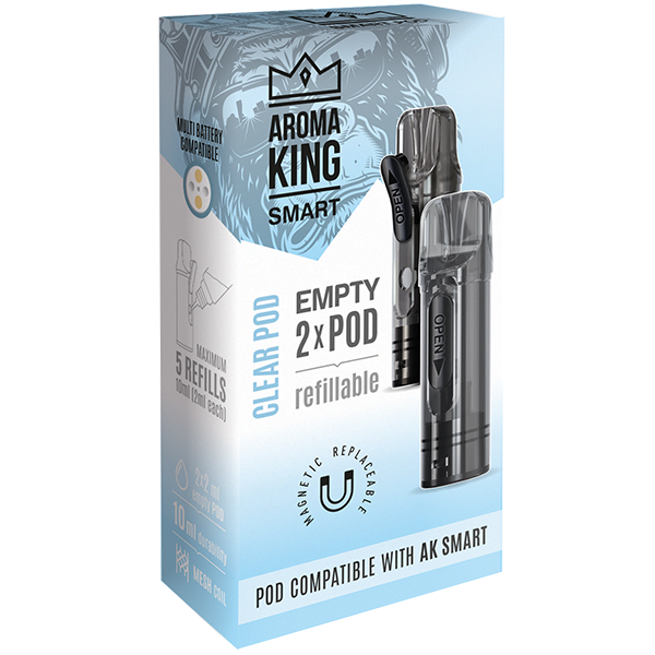 Aroma King SMART 2 empty Refillable Pods