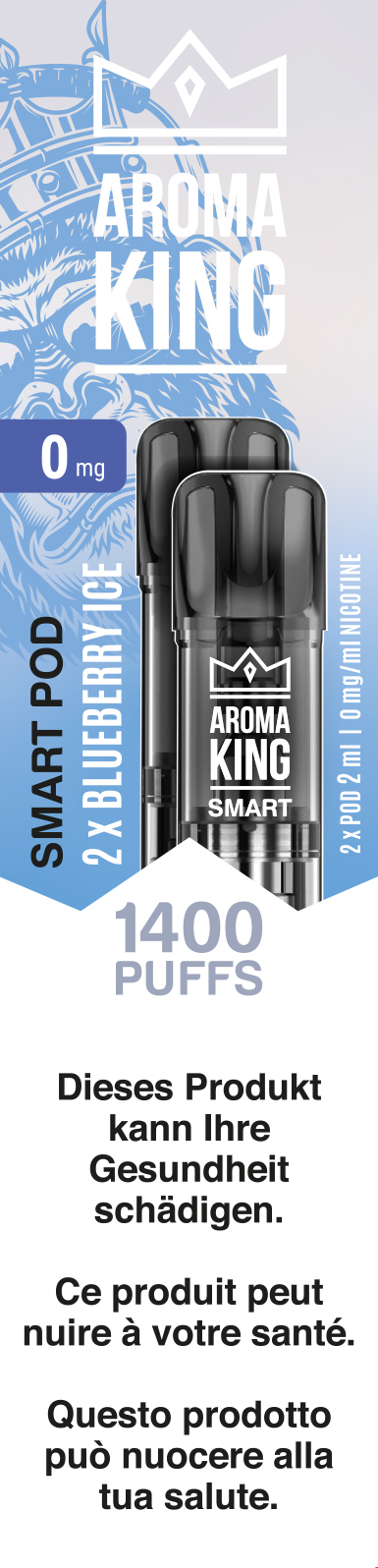 Aroma King SMART 2 Pods Blueberry Ice 0mg