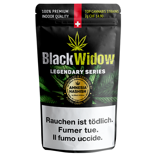 Black Widow Amnesia Hashish 2g