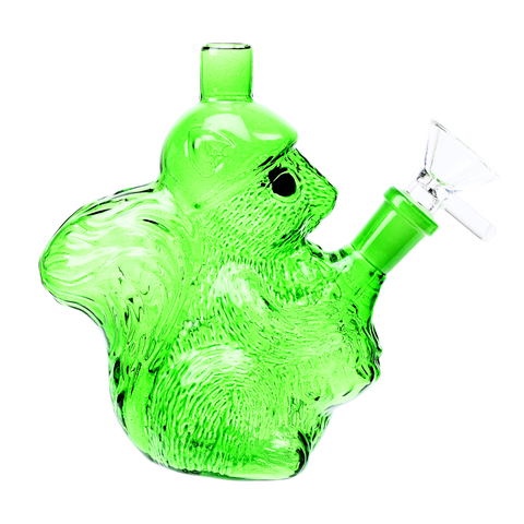 AT-Glas Bong 13cm Eichhörnchen