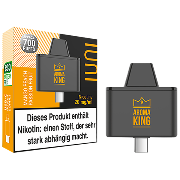 Aroma King IUNI Mango Peach Passionfruit 20mg EOL