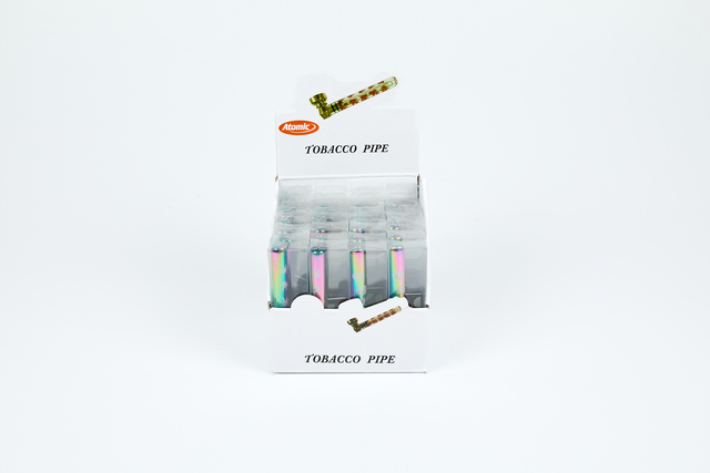 AT-Glas Pfeife Rainbow