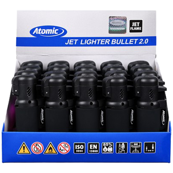 Atomic Bullet 2.0 Jet Black Rubber