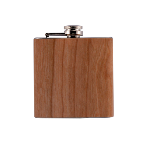 AT-Flachmann Wood 6oz/ 180ml