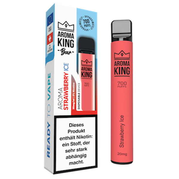 Aroma King Bar 700 Strawberry Ice 20mg EOL