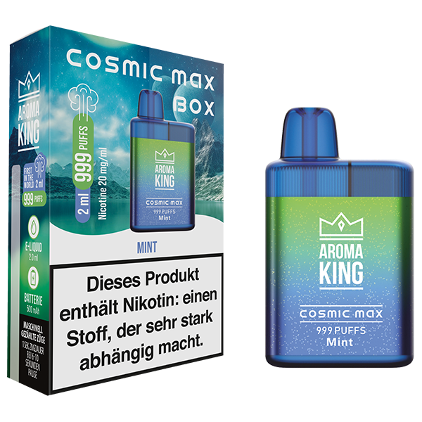 Aroma King Cosmic Max Box Mint 20mg EOL