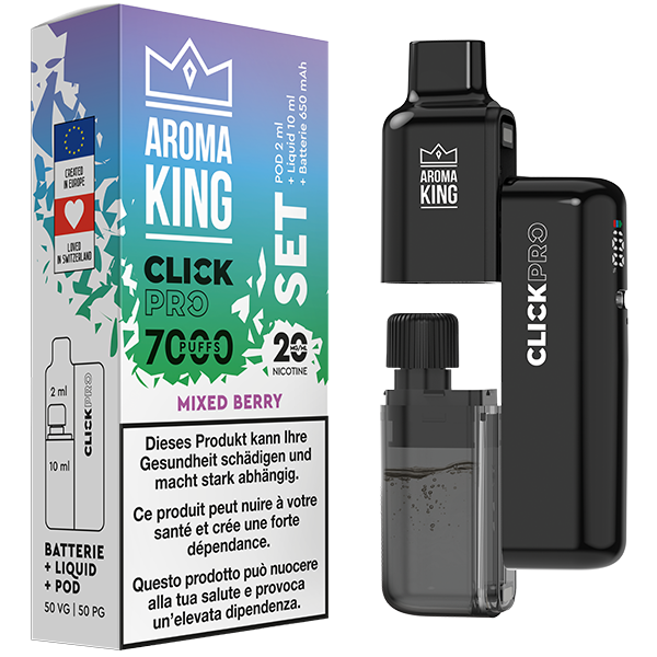 Aroma King Click Pro 7000 SET Mixed Berry