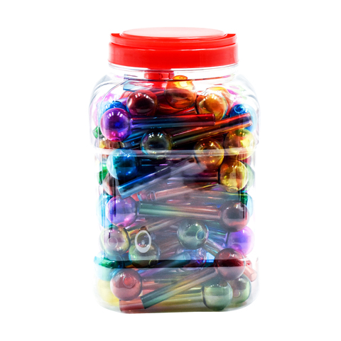 AT-Glas Pipe 10cm Metallic Sor